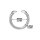 Kiotos Steel Cock Ring Silver &Oslash; 2.9 cm