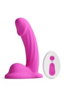 NS Novelties Curve Vibrating Dildo Pink