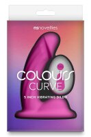 NS Novelties Curve Vibrating Dildo Pink