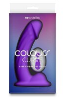 NS Novelties Curve Vibrating Dildo Lila