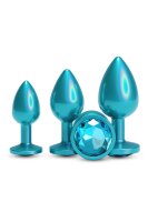 NS Novelties Irisierendes Aluminium Analplug Trainingsset...