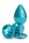 NS Novelties Iridescent Aluminium Anal Plug M Teal 3,3 cm