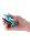 NS Novelties Iridescent Aluminium Anal Plug M Teal 3,3 cm