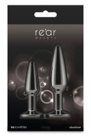 NS Novelties Chrome Aluminium Anal Plug Set of 2