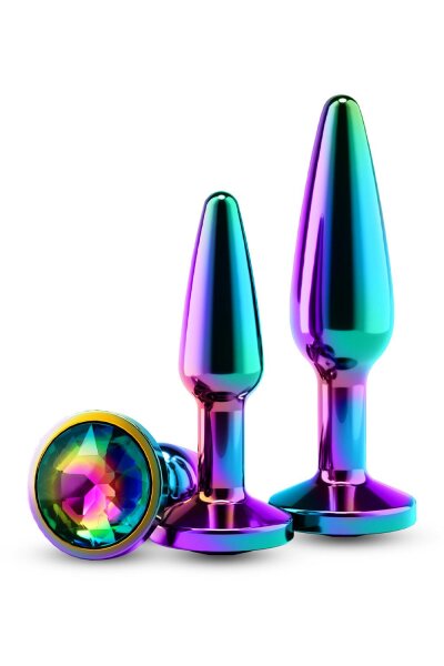 NS Novelties Aluminium Analplug Set 2-teilig Chrom