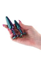 NS Novelties Aluminium Analplug Set 2-teilig Chrom