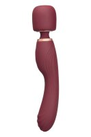Le Wand 2in1 Wandmassager mit dualer Vibration Rot 22,2 cm &Oslash; 4,4 cm