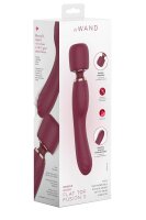 Le Wand 2in1 Wandmassager mit dualer Vibration Rot 22,2 cm &Oslash; 4,4 cm