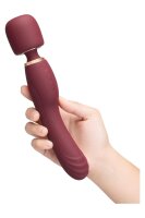 Le Wand 2in1 Wandmassager mit dualer Vibration Rot 22,2 cm &Oslash; 4,4 cm
