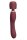 Le Wand 2in1 Wandmassager mit dualer Vibration Rot 22,2 cm &Oslash; 4,4 cm
