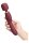 Le Wand 2in1 Wandmassager mit dualer Vibration Rot 22,2 cm &Oslash; 4,4 cm