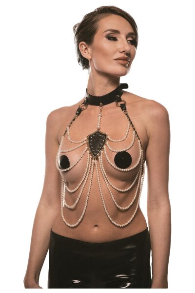 Guilty Pleasure Pearl Pleasure Halsband mit Perlenakzenten