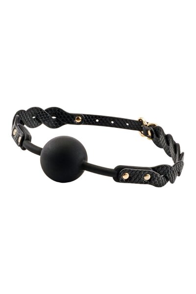 Guilty Pleasure Moonlight Braided Ballknebel mit geflochtenen Riemen