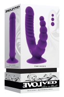 Evolved The Rider Dual Vibrator Purple