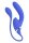 Evolved All In Thrusting and Tapping Vibrator Blue 45 cm