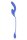 Evolved All In Thrusting and Tapping Vibrator Blue 45 cm