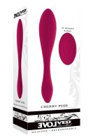 Evolved Cherry Pose Flexible Vibrator Pink 16.1 cm