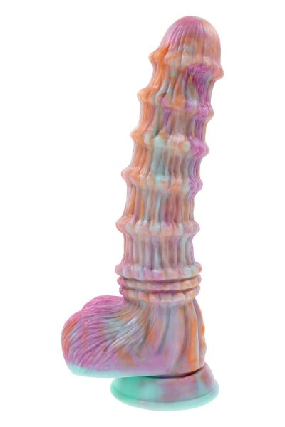 Evolved Fantasy Vibrator with Remote Control Multicolor 27.6 cm