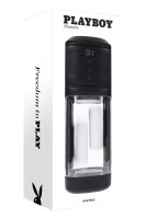 Evolved Playboy Side Piece Masturbator with Vibration Black