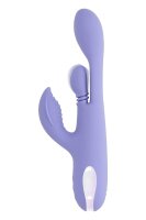 Evolved Playboy Nubbin Rubbin Thrusting Vibrator Lila 24,1 cm