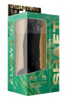 Shaft Modell N Realistischer Dildo mit Hoden und Vibration Schwarz 21,5 cm