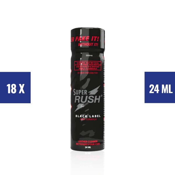 Leather Cleaner PN 18 x 24 ml. Super Rush Black Pentyl