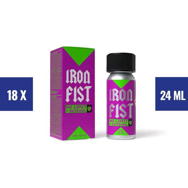 Leather Cleaner BU 18 x 24 ml. Iron Fist No Limit Butanol