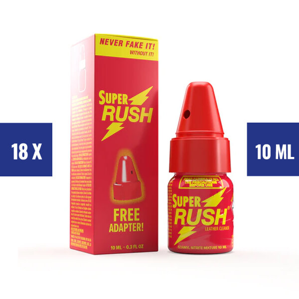 Leather Cleaner IA 18 x 10 ml. Super Rush FREE ADAPTER
