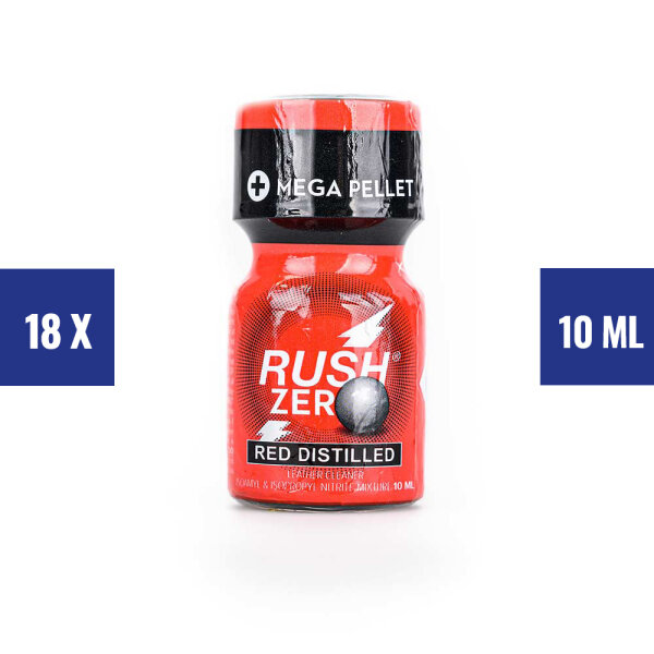 Leather Cleaner IM 18 x 10 ml. Rush Zero Red Distilled