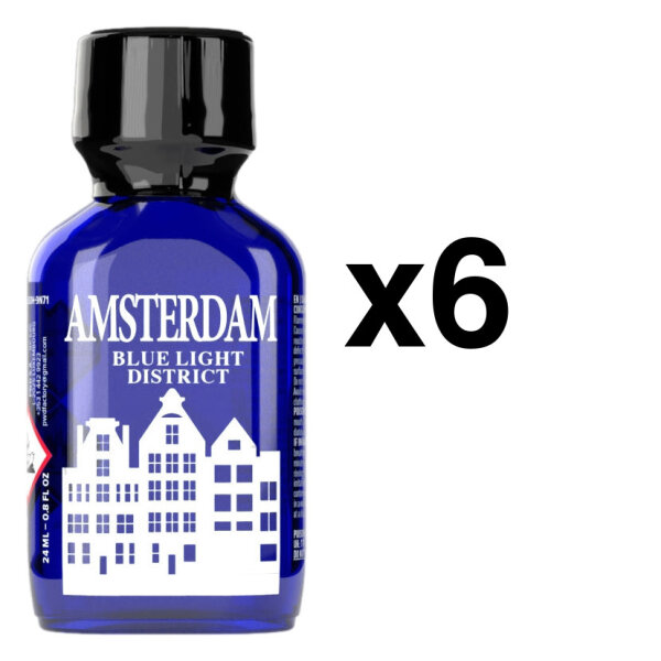 AMSTERDAM BLUE LIGHT DISTRICT 24ml x6