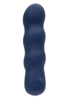 CalExotics Satin Swirl G Vibrator Blue 15.3 cm &Oslash; 3.8 cm