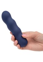 CalExotics Satin Swirl G Vibrator Blue 15.3 cm &Oslash; 3.8 cm