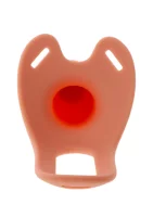 Hidden Desire hohler Penis-Strap-on mit Vibration Beige 16 cm