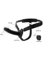 Hidden Desire Hollow Vibrating Strap-On Black 16 cm