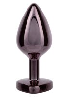 CalExotics Diamond Heart Plug Large Schwarz