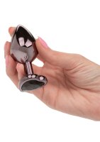 CalExotics Diamond Heart Plug Large Schwarz