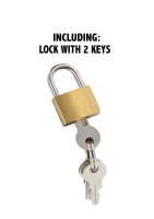 Hidden Desire Extreme Elektro Penisk&auml;fig mit Schloss Transparent