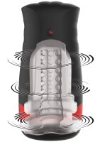 Hidden Desire Fusion X Quantum Cyclone Masturbator with Vibration Black