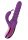 She.E.O. Swirl Thrusting Rabbit Vibrator Purple 26 cm