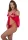 Daring Intimates Peek-a-Boo Bow Babydoll L-XL