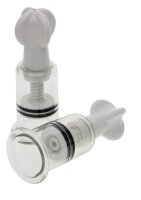 She.E.O. Nipple & Clitoral Suckers White S-M &Oslash; 4 cm
