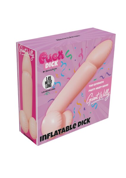 Hidden Desire Fuck Dolls Giant Inflatable Willy Aufblasbarer Penis Beige 145 cm