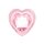 Easytoys Glass Anal Plug with Heart Base Pink &Oslash; 3.8 cm
