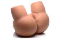 XR Brands MISTRESS Jennifer Bubble Butt with Two Tunnels Torso Masturbator Beige 23 kg