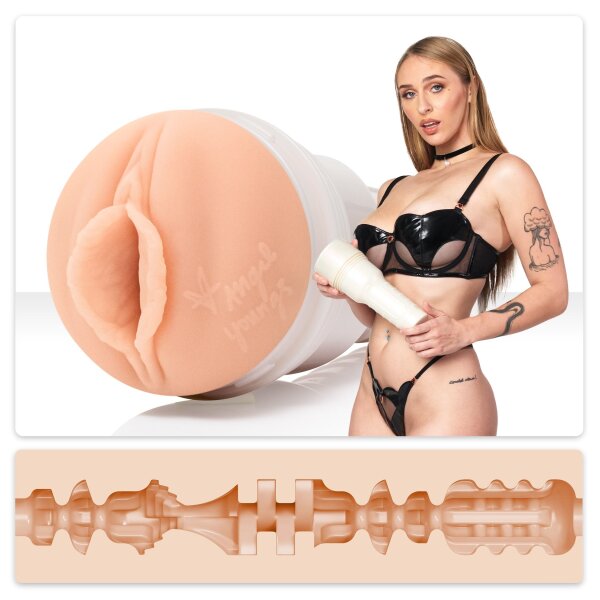 FLESHLIGHT Angel Youngs Sweetness Vagina Masturbator Beige
