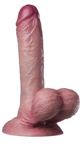 Malesation Realistischer Dildo mit Hoden Beige 24 cm &Oslash; 5 cm