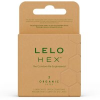 LELO Hex Organic Condom Box 3 St&uuml;ck