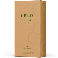 LELO Hex Organic Condom Box 12 St&uuml;ck