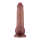 LoveToy - Power Cock 21,5cm - Vibrating Dual Desinty - Nude