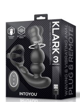 INTOYOU Klark Waving & Vibrating Anal Plug with...